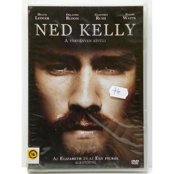 Ned Kelly - A törvényen kívüli - Heath Ledger, Orlando Bloom, Geoffrey Rush - új, fóliás DVD