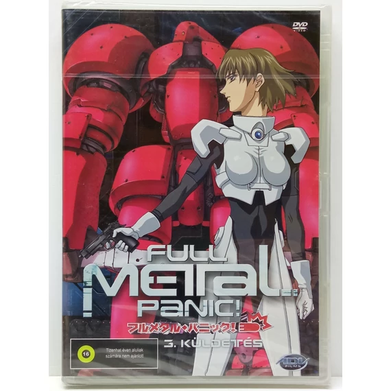 Full Metal Panic! - 3. küldetés - új, fóliás DVD