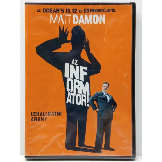 Az informátor! - Matt Damon - új, fóliás DVD