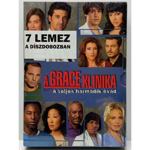 A Grace klinika 3. - A teljes harmadik évad - új, fóliás DVD