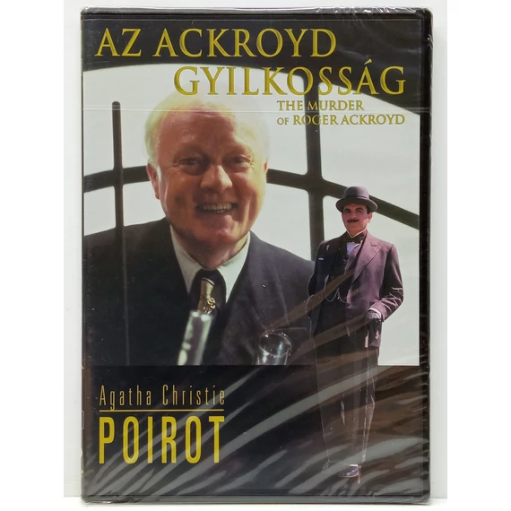 Az Ackroyd gyilkosság - Agatha Christie: Poirot - új, fóliás DVD