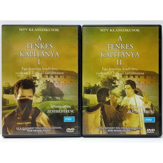 A Tenkes kapitánya - 1-13. rész  - 2 DVD
