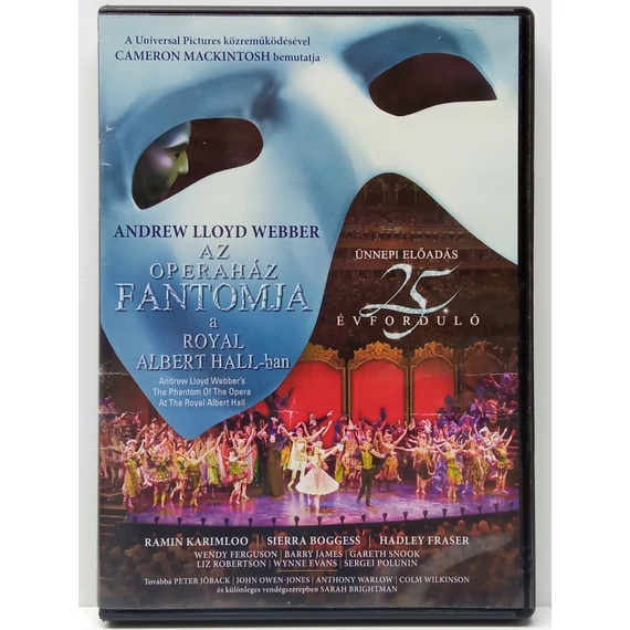 Az operaház fantomja a Royal Albert Hall-ban - 25. évforduló - DVD