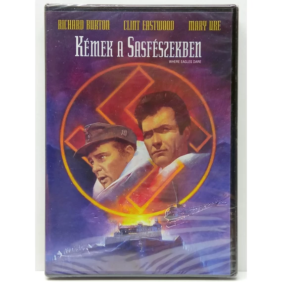 Kémek a sasfészekben - Clint Eastwood, Richard Burton - új, fóliás DVD