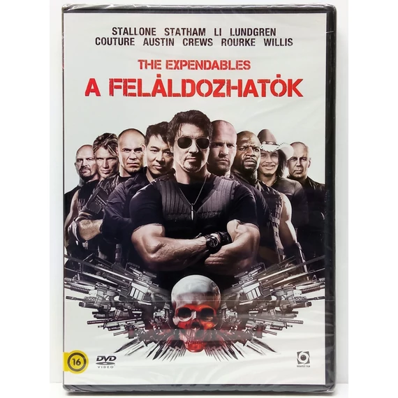 The Expendables - A feláldozhatók - Stallone, Statham, Willis, Lundgren, Li - új, fóliás DVD