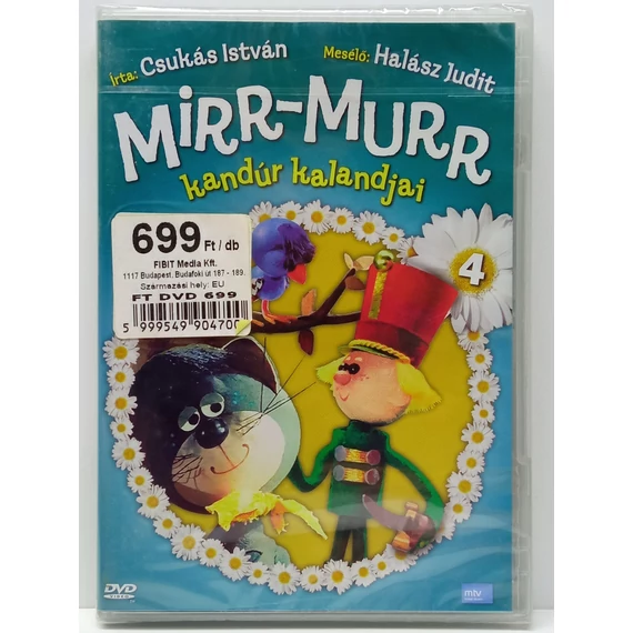 Mirr-murr kandúr kalandjai 4.  - új, fóliás DVD