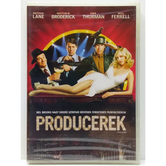 Producerek - Uma Thurman, Will Ferrell, Mel Brooks - új, fóliás DVD