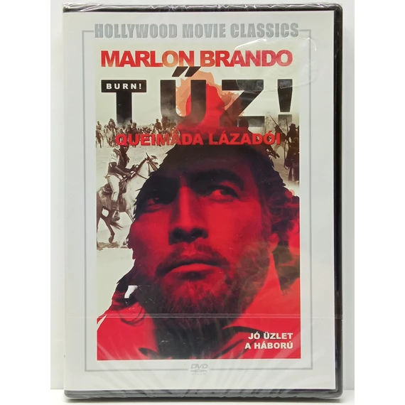Tűz! - Queimada lázadói - Marlon Brando, Renato Salvatori - új, fóliás DVD