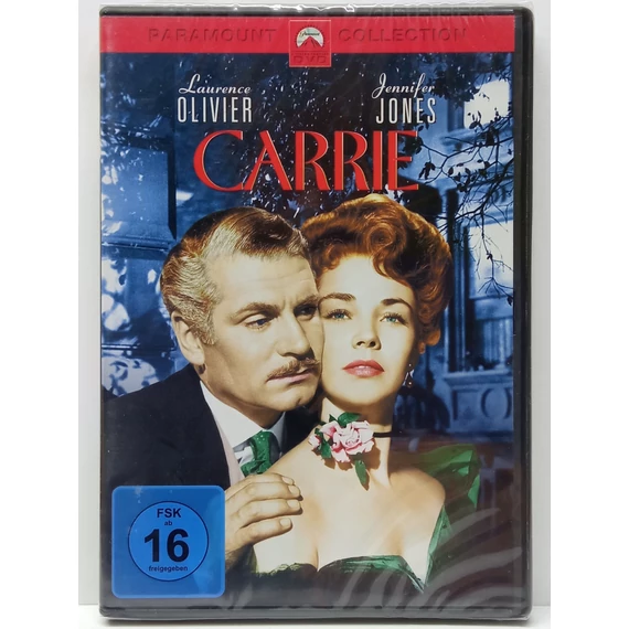 Carrie - Laurence Olivier, Jennifer Jones - feliratos, külföldi kiadású, új, fóliás DVD