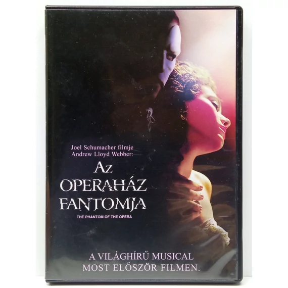 Az operaház fantomja - Gerard Butler, Patrick Wilson, Emmy Rossum - karcmentes DVD