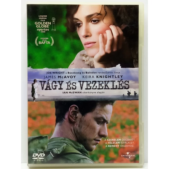 Vágy és vezeklés - James McAvoy, Keira Knightley - karcmentes DVD