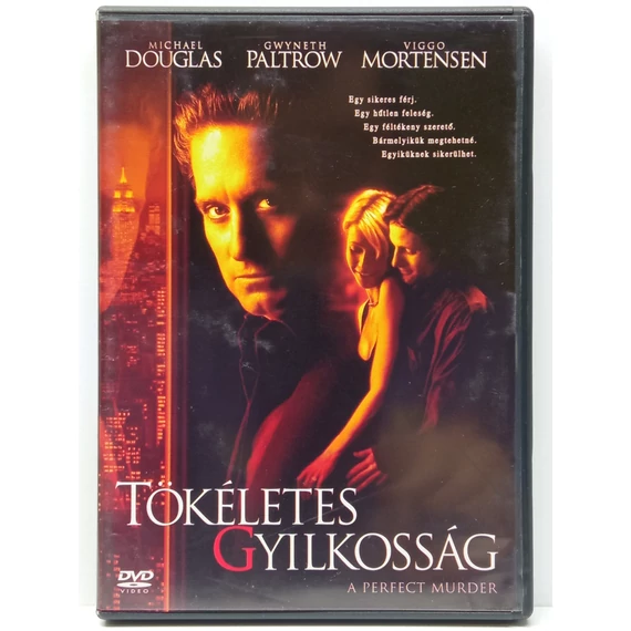 Tökéletes gyilkosság - Gwyneth Paltrow, Michael Douglas, Viggo Mortensen - DVD