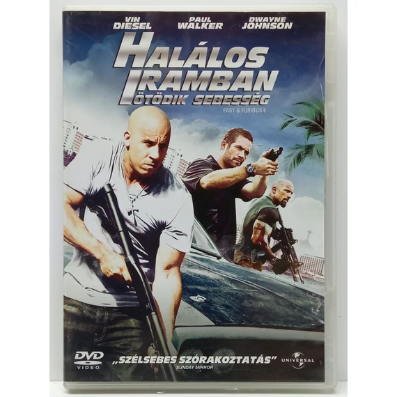 Halálos iramban: Ötödik sebesség - Dwayne Johnson, Vin Diesel, Paul Walker - DVD