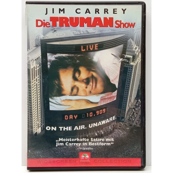 Truman Show - Jim Carrey - szinkronos, külföldi kiadású DVD