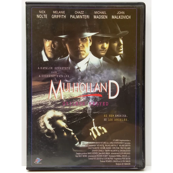 Mulholland - Gyilkos negyed - John Malkovich, Nick Nolte, Melanie Griffith - DVD