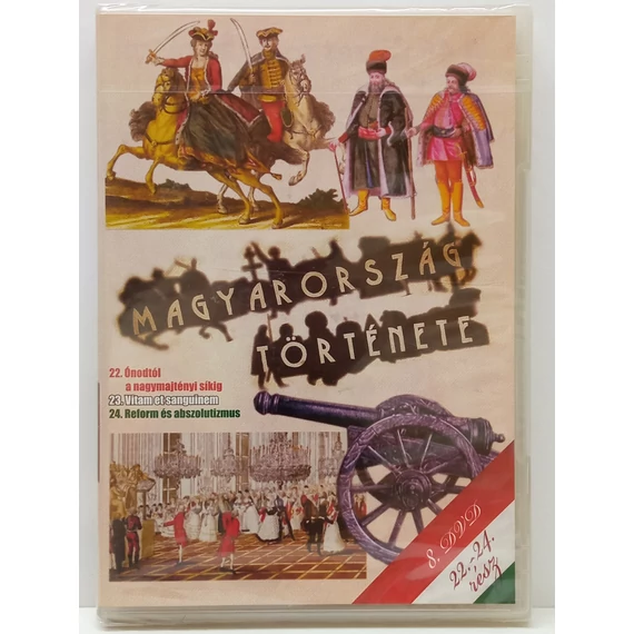 Magyarország története - 22-24. rész - új, fóliás, 8. DVD
