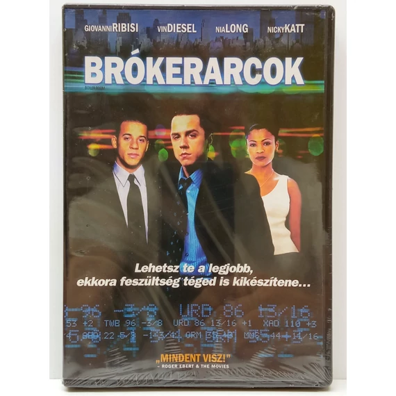 Brókerarcok - Vin Diesel, Giovanni Ribisi - új, fóliás DVD