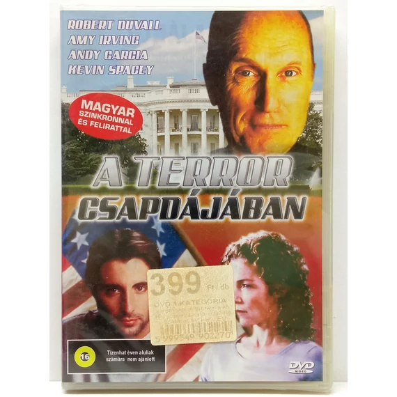 A terror csapdájában - Kevin Spacey, Andy García, Robert Duvall, Amy Irving - új, fóliás DVD