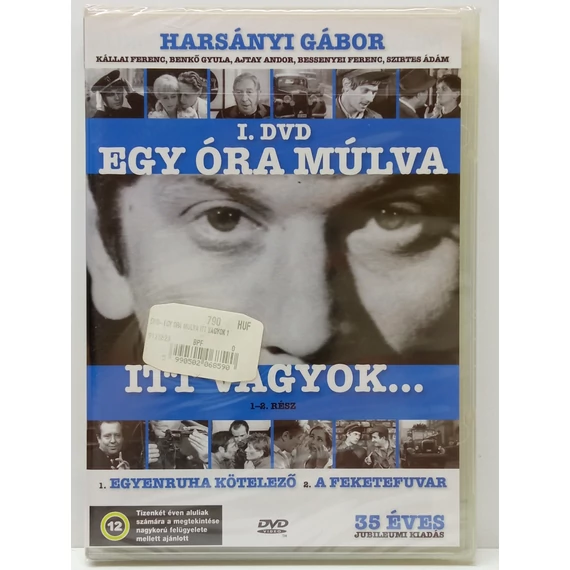 Egy óra múlva itt vagyok - 1-2. rész - új, fóliás, 1. DVD