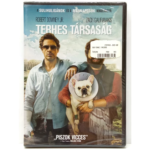Terhes társaság - Robert Downey Jr., Zach Galifianakis - új, fóliás DVD