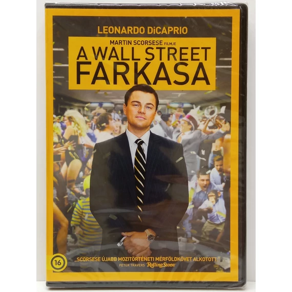 A Wall Street farkasa - Martin Scorsese filmje - új, fóliás DVD