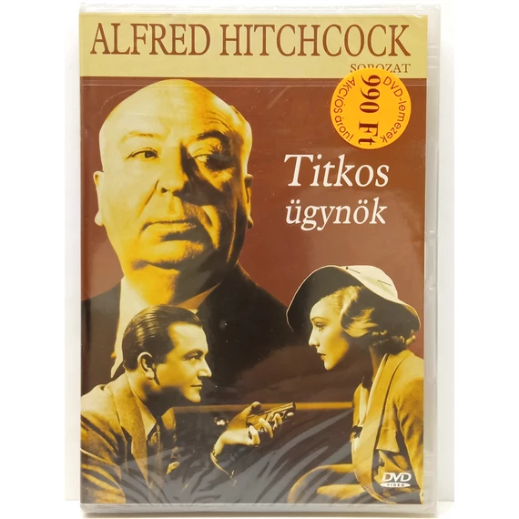 Titkos ügynök - Alfred Hitchcock filmje - új, fóliás DVD