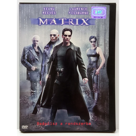 Mátrix - Keanu Reeves, Laurence Fishburne - warner tokos, karcmentes DVD