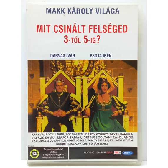 Mit csinált Felséged 3-tól 5-ig? - Makk Károly filmje - karcmentes DVD