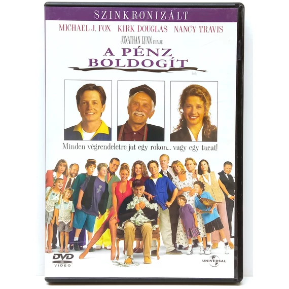A pénz boldogít - Michael J. Fox, Kirk Douglas - karcmentes DVD