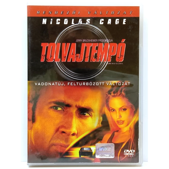 Tolvajtempó - Nicolas Cage, Angelina Jolie - karcmentes DVD