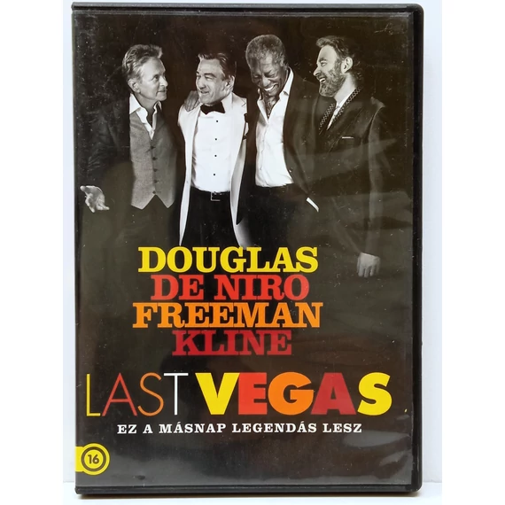 Last Vegas - Robert De Niro, Morgan Freeman, Michael Douglas - karcmentes DVD