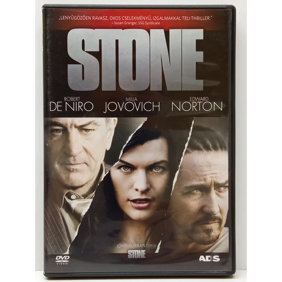 Stone - Robert De Niro, Edward Norton, Milla Jovovich - karcmentes DVD