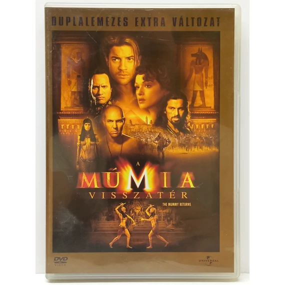 A múmia visszatér - Rachel Weisz, Brendan Fraser - 2 DVD