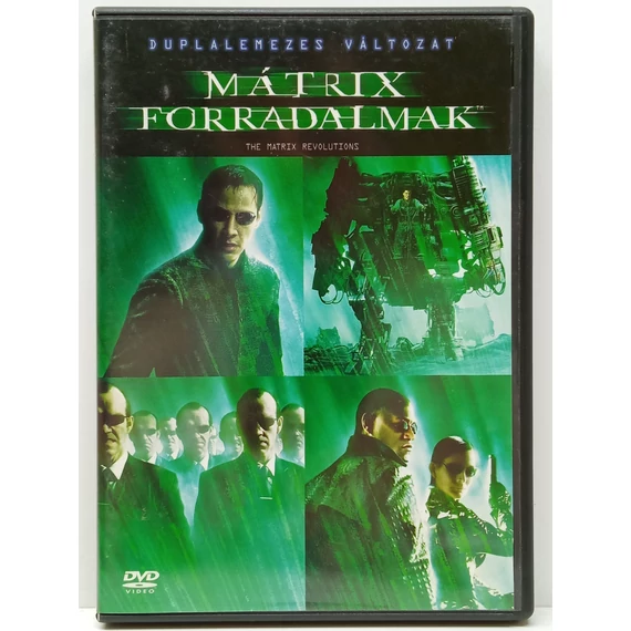 Mátrix - Forradalmak - Keanu Reeves, Laurence Fishburne - 2 DVD