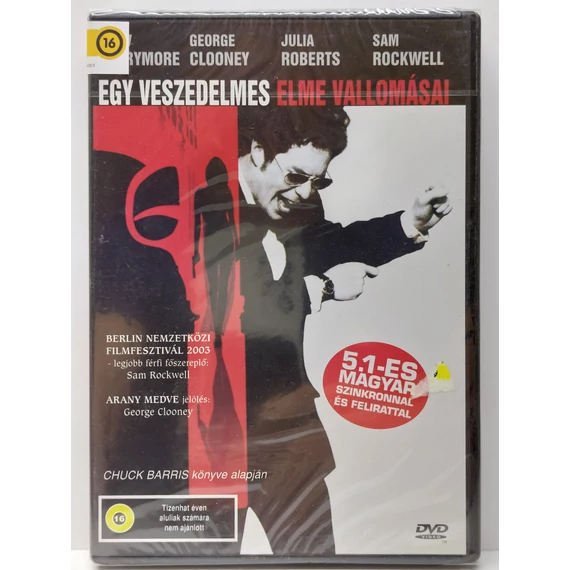 Egy veszedelmes elme vallomásai - Sam Rockwell - új, fóliás DVD
