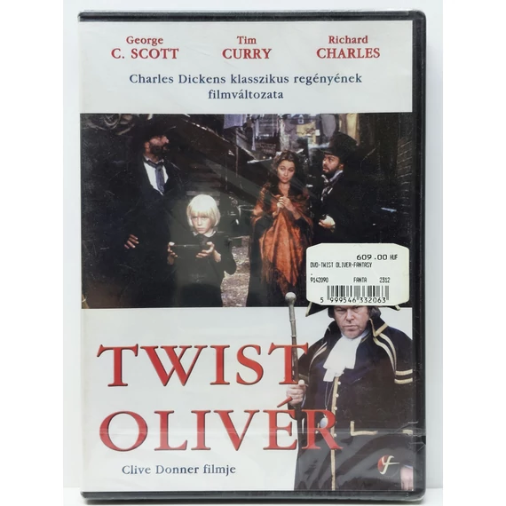 Twist Olivér (1982) - George C. Scott, Tim Curry - új, fóliás DVD