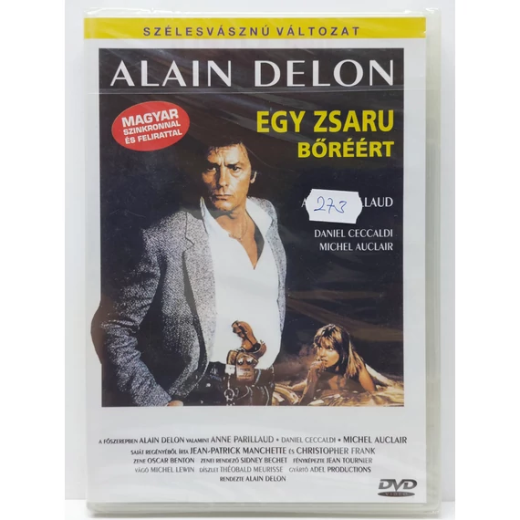 Egy zsaru bőréért - Alain Delon -  - új, fóliás DVD