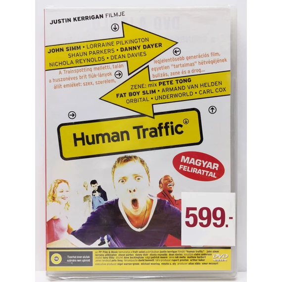 Human Traffic - Justin Kerrigan filmje - új, fóliás DVD