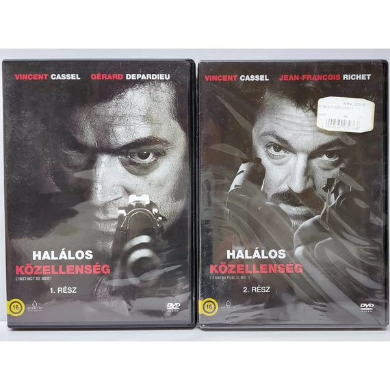 Halálos közellenség - 1. és 2. rész - Vincent Cassel - DVD