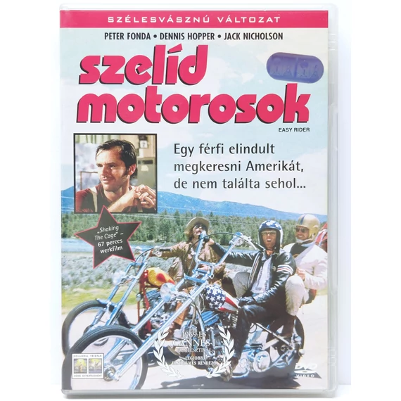 Szelíd motorosok - Jack Nicholson, Dennis Hopper, Peter Fonda - DVD