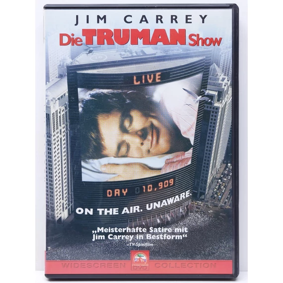 Truman Show - Jim Carrey - szinkronos, külföldi kiadású DVD
