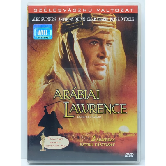 Arábiai Lawrence - Peter O'Toole, Alec Guinness, Anthony Quinn, Omar Sharif - 2 DVD