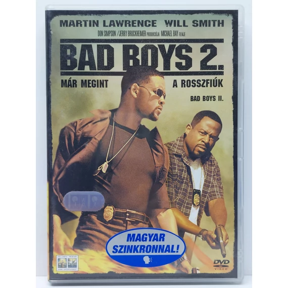 Bad Boys 2. - Már megint a rosszfiúk - Martin Lawrence, Will Smith - 2 DVD