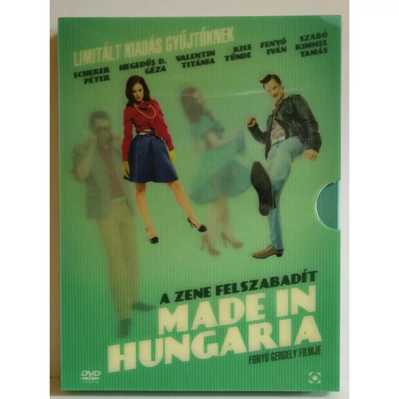 Made in Hungaria - papírfeknis digipack - 2 DVD (a CD hiányzik)