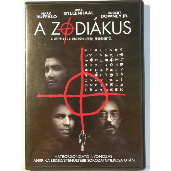 A zodiákus - Robert Downey Jr., Jake Gyllenhaal, Mark Ruffalo - DVD