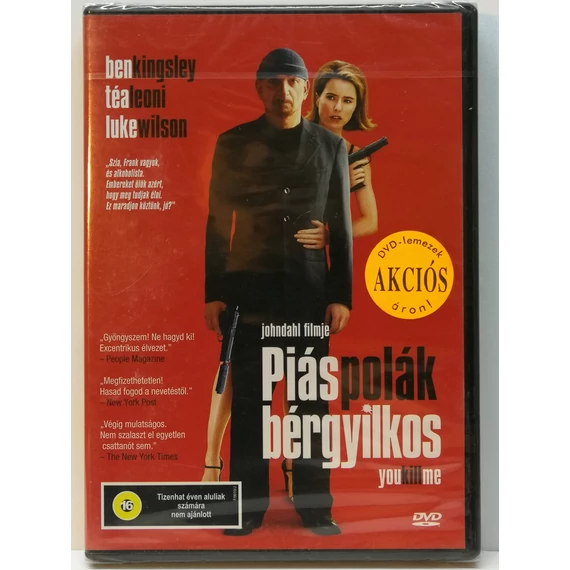 Piás polák bérgyilkos - Ben Kingsley, Luke Wilson - új, fóliás DVD