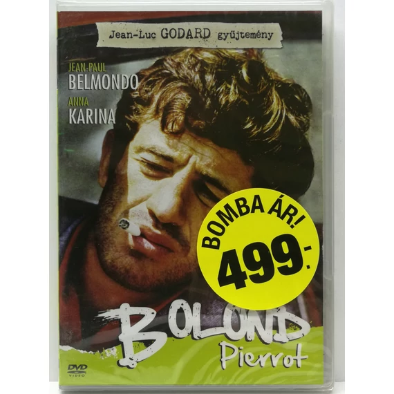 Bolond Pierrot - Jean-Paul Belmondo, Anna Karina - új, fóliás DVD