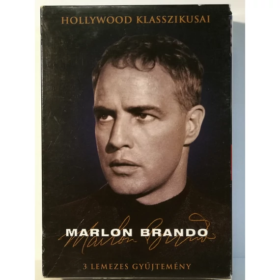 Marlon Brando film gyűjtemény - 3 db DVD, papírfeknis