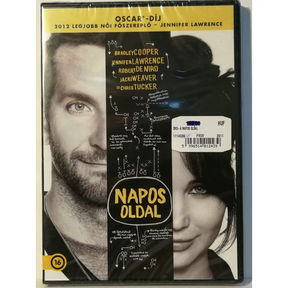 Napos oldal - Bradley Cooper, Jennifer Lawrence - új, fóliás DVD