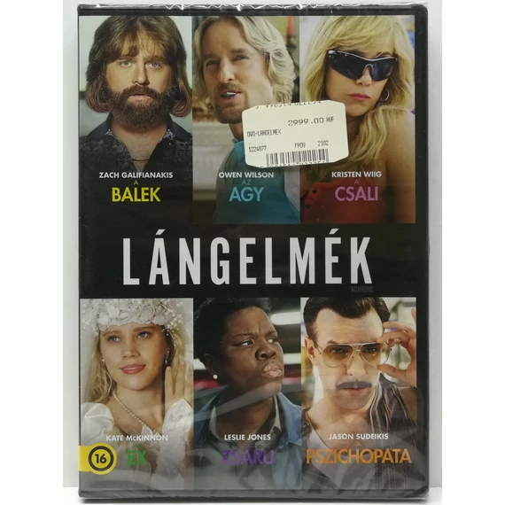 Lángelmék - Owen Wilson, Zach Galifianakis, Jason Sudeikis - új, fóliás DVD